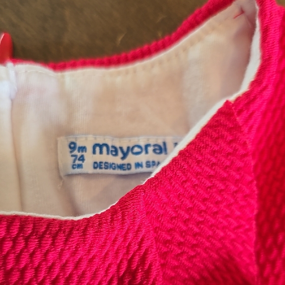 Pink Lace Ruffle Dress - Picture 2 of 6